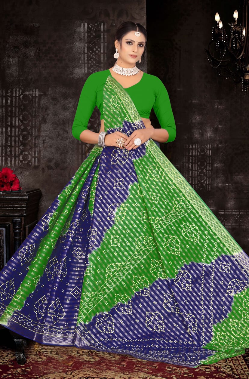 Veer Zaara 1 Ethnic Wear Bandhani Printed Wholesale Designer Sarees
